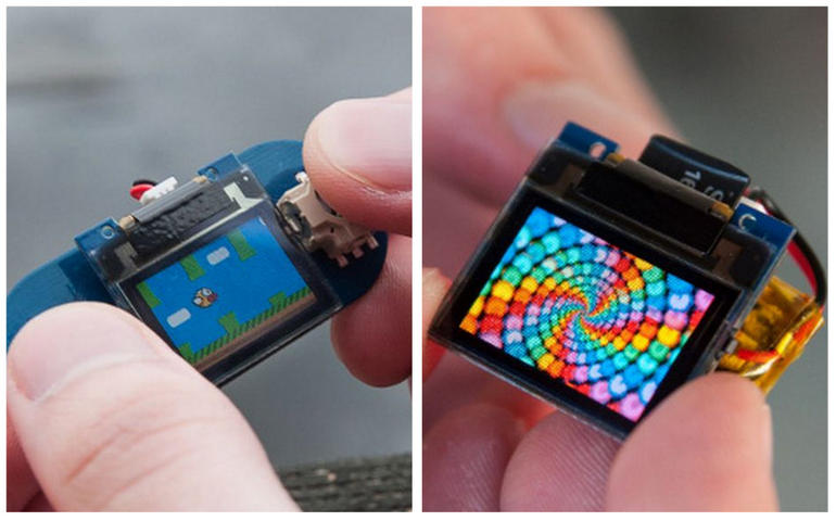 Make Your Own Smartwatch with TinyScreen computer games